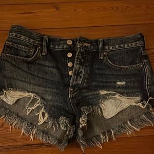 Free People jean shorts